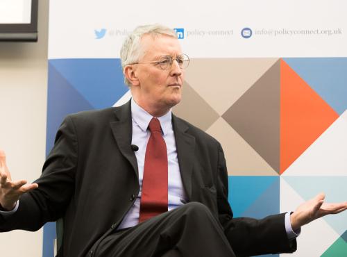 Rt Hon Hilary Benn MP speaking at a Policy Connect event