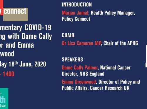 Covid briefing powerpoint slide