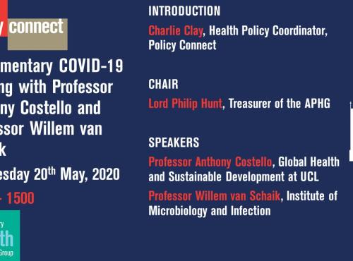 Covid briefing powerpoint slide