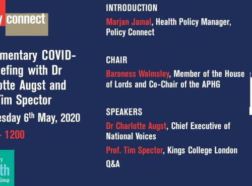 Covid briefing powerpoint slide
