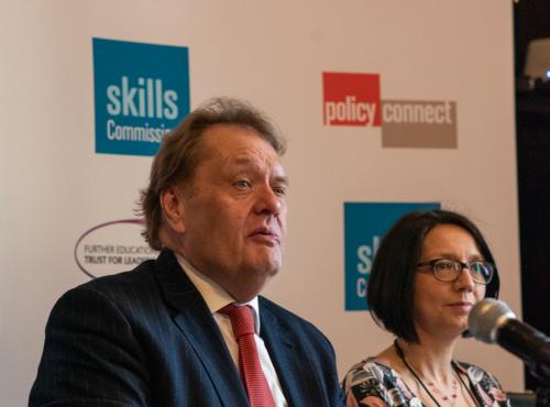 Image of John Hayes MP speaking at event