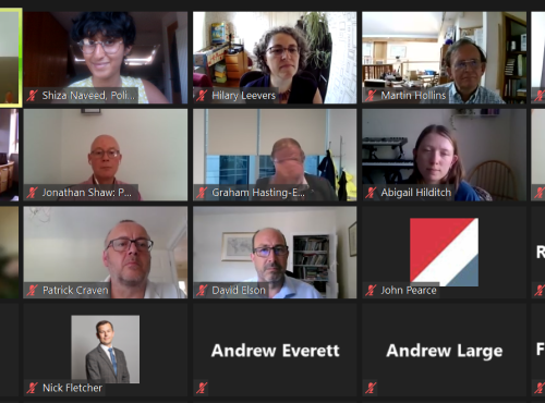 A Zoom Screenshot of the Final Roundtable on Creating and Inclusive and Accessible STEM sector