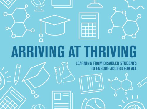 Arriving at Thriving: Learning from disabled students to ensure access for all