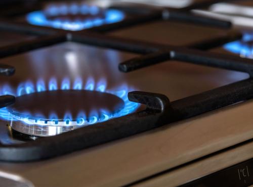 Gas cooker pollution