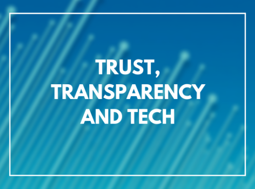 Trust, Transparency, Tech: The Public Sector 'License to Operate'