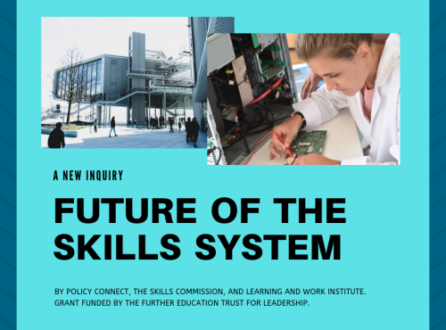 Creating a vision for FE and skills in England: How can we build a skills system that responds to local needs and future challenges?