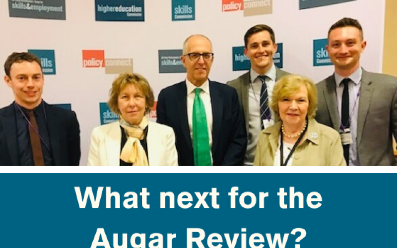 What next for the Augar Review? Baroness Sue Garden with Philip Augar, Baroness Alison Wolf and members of Policy Connect's Education and Skills team