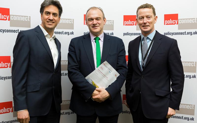 Former Climate Ministers Miliband, Barker and Davey