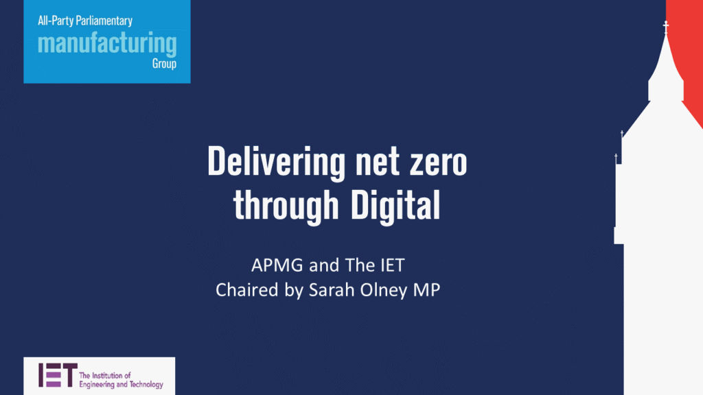 APMG IET Roundtables: Delivering Net Zero through Digital